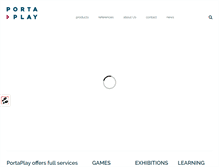 Tablet Screenshot of portaplay.dk
